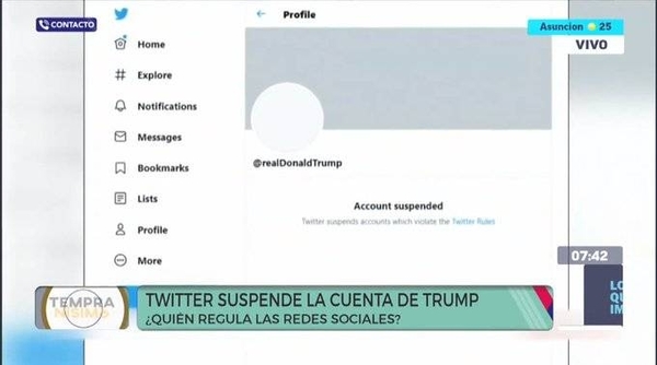 HOY / Maricarmen Sequera, directora Ejecutiva deTEDIC, sobre la suspensión de Twitter a Trumpo