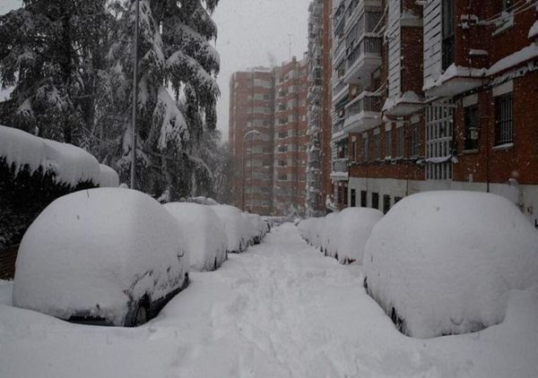 Tormenta de nieve en España: sin reportes de paraguayos afectados