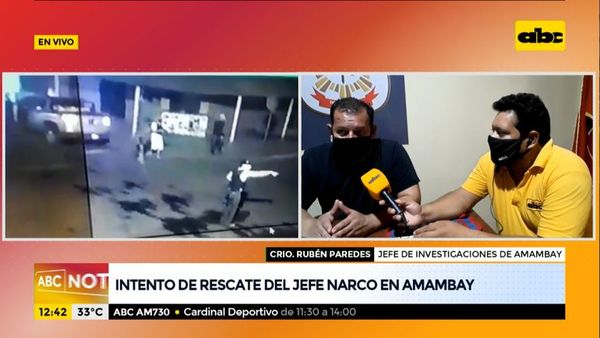 Fallido intento de rescate de jefe narco del PCC en Amambay - ABC Noticias - ABC Color