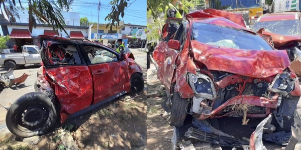 CAMIÓN PERDIÓ EL CONTROL Y CHOCÓ A OCHO VEHÍCULOS