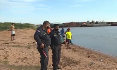 Efectivos de Prefectura Naval hallan cuerpo de joven de 15 años desaparecido ayer en el río Paraguay