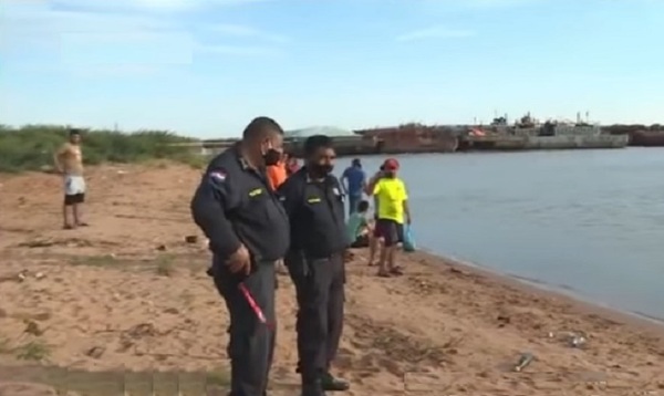 Efectivos de Prefectura Naval hallan cuerpo de joven de 15 años desaparecido ayer en el río Paraguay