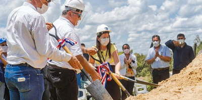 Palada inicial para obras de remodelación del Puesto de Salud de R.I 3 Corrales - Noticiero Paraguay