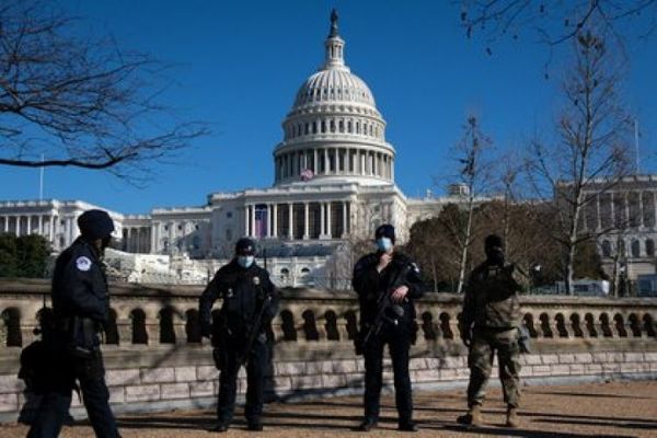 Trump declaró el estado de emergencia en Washington a pocos días de la investidura de Biden