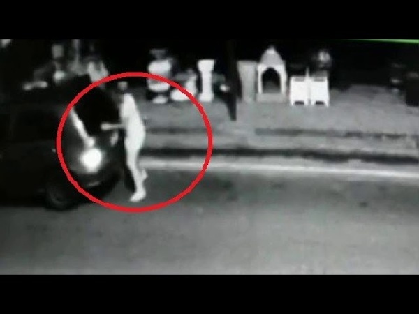 SORPRENDEN A MUJER ROBANDO PLANTERAS Y LA OBLIGAN A DEVOLVERLAS