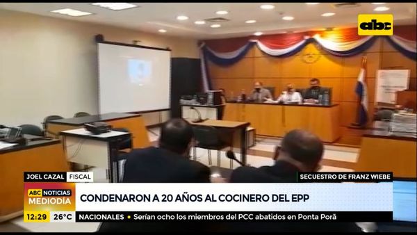 Condenan a 20 años de cárcel al “cocinero” del EPP - ABC Noticias - ABC Color