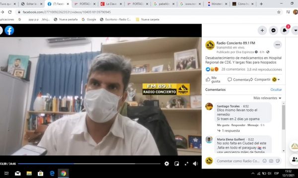«Si alguien cobra por estudios o para ingreso a UTI en Hospital Regional, denuncien»