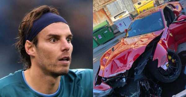 Arquero italiano dejó su Ferrari en un lavado de autos y se lo devolvieron destrozado - C9N