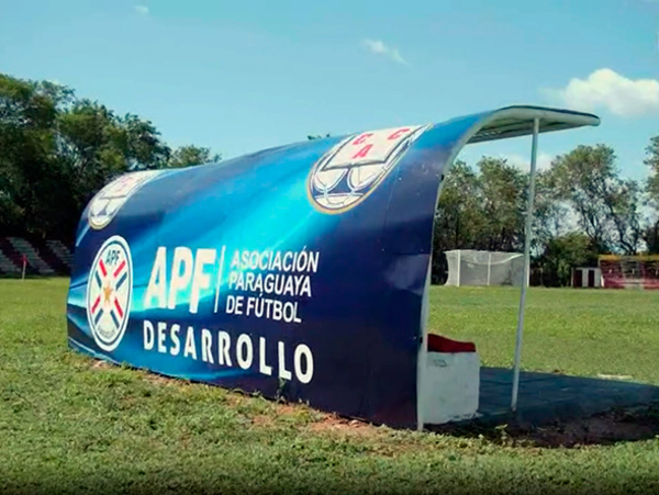 Así luce el estadio Profesor Luciano Zacarías, con los trabajos de mejora