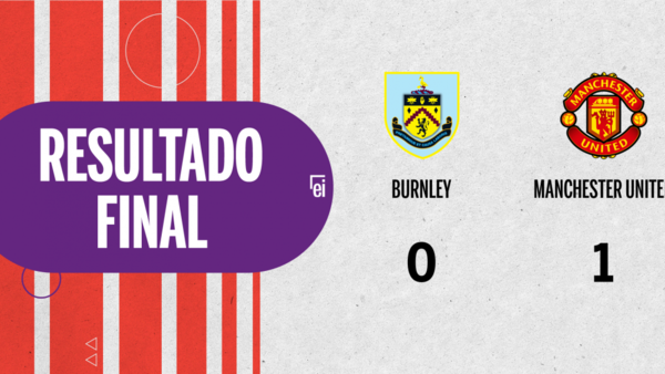 Por la mínima diferencia, Manchester United se quedó con la victoria ante Burnley en el estadio Turf Moor