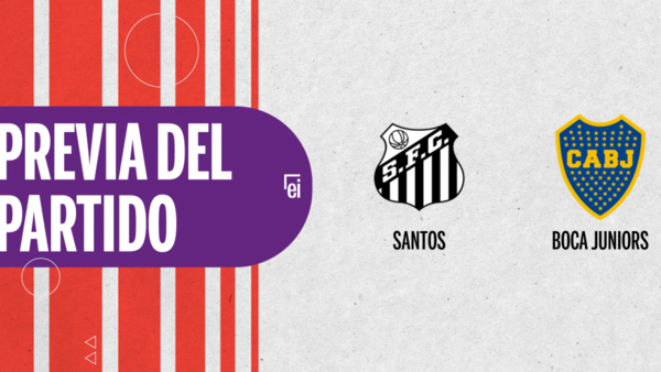 Santos recibirá  a Boca Juniors por la Semifinal 1