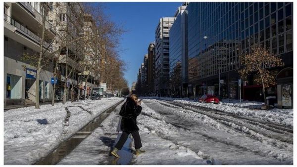 España sufre las temperaturas más bajas en 20 años