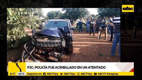 Policía fue acribillado en un atentado en Pedro Juan Caballero - ABC Noticias - ABC Color