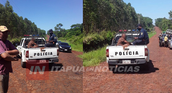 PELEA Y SUP. AMENAZA DE MUERTE, ENTRE VECINOS DE SAN LUIS DEL PNÁ.