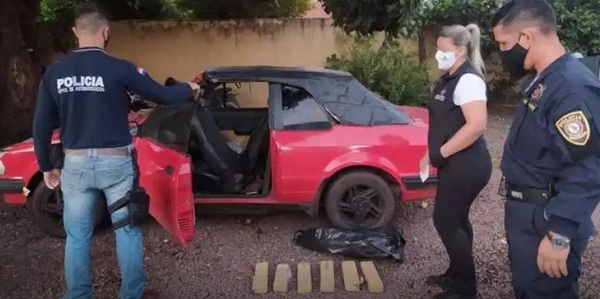La Policía detiene en Pedro Juan a un brasileño con más de 5 kilos de marihuana.