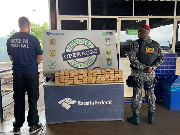 Decomisan casi 100 kilos de marihuana en el Puente de la Amistad - ABC en el Este - ABC Color