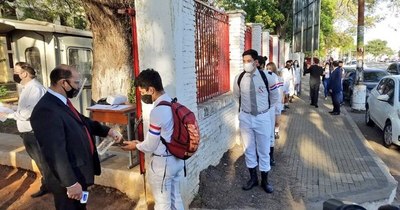 La Nación / Temen contagio masivo en clases presenciales: “No hay elementos de bioseguridad”, señalan