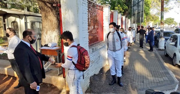 La Nación / Temen contagio masivo en clases presenciales: “No hay elementos de bioseguridad”, señalan