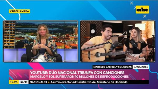 Dúo nacional triunfa con mix de canciones en Youtube - Con más de 10 millones de reproducciones - Ensiestados - ABC Color