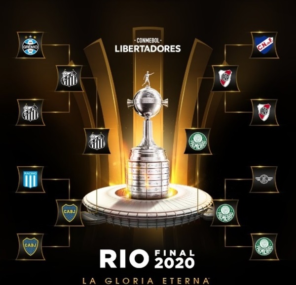 Santos-Palmeiras en la cita por la gloria en la  Libertadores