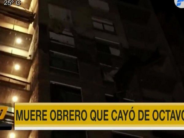 Joven trabajador pierde la vida al caer de un edificio en Asunción
