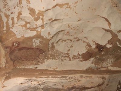 Descubren la pintura rupestre figurativa más antigua del mundo
