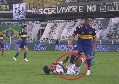 Fabra aplicó criminal pisotón ante Santos