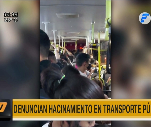 Denuncian hacinamiento en buses en medio de la pandemia