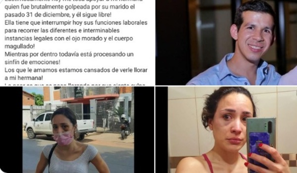 Mujer denuncia que fue salvajemente golpeada por su pareja y ahora ella es la denunciada