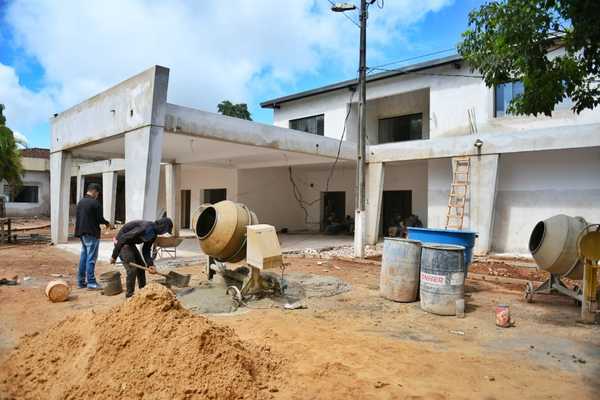 Obras en futuro Hospital de Minga Guazú tiene 90% de avance