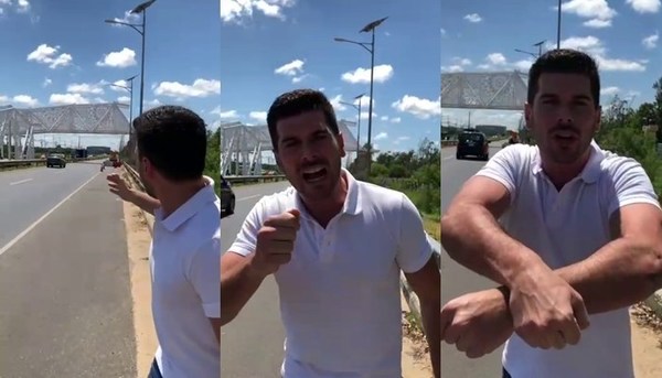 La furia de Carlos Viveros por la construcción del famoso puente de ñandutí - Teleshow