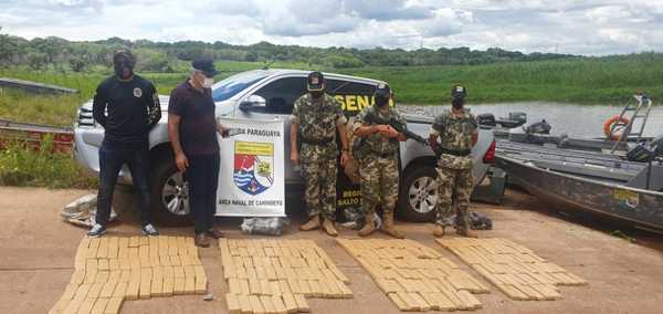 Incautan carga de marihuana a orillas del Paraná