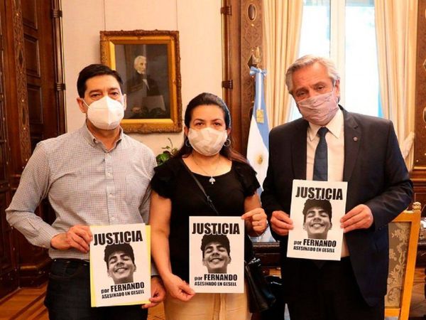 Presidente argentino recibió a los padres de Fernando Báez
