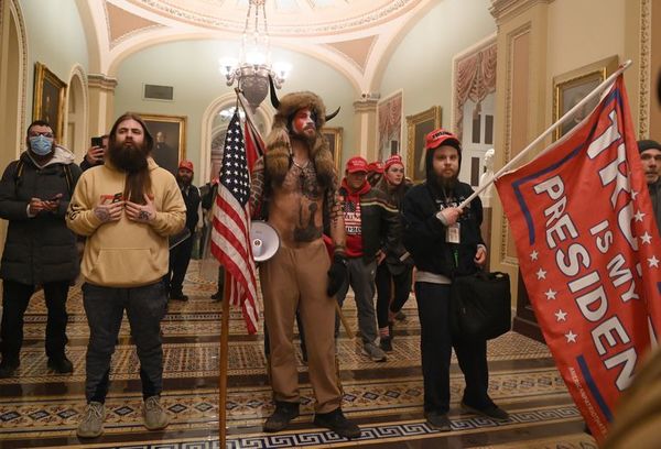 Hombre vestido de bisonte que irrumpió en Capitolio pide el perdón de Trump - Mundo - ABC Color