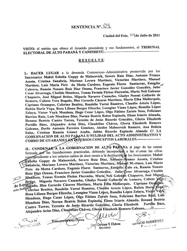 Extrabajadores de Gobernación lamentan actuación de la Justicia al evitar cobro de sus indemnizaciones