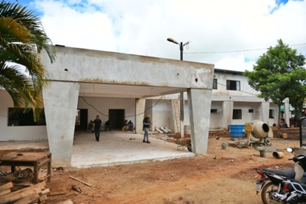 Obras en Hospital Distrital de Minga Guazú cuentan con 90% de avance | .::Agencia IP::.