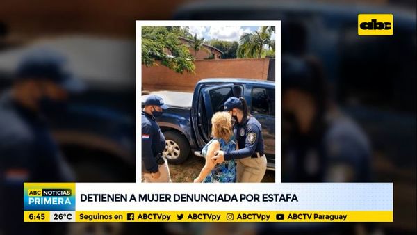 Detienen a mujer denunciada por estafa - ABC Noticias - ABC Color