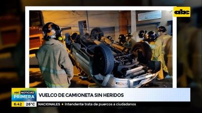 Vuelvo de camioneta, sin heridos - ABC Noticias - ABC Color