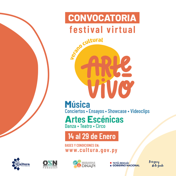 Convocan a artistas al Festival Virtual Arte Vivo Verano Cultural | .::Agencia IP::.