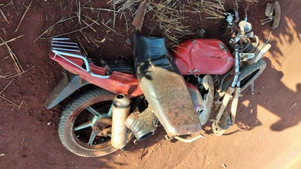 Motociclista muere en violento choque - ABC en el Este - ABC Color