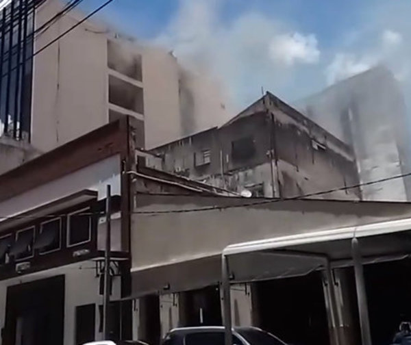 Principio de incendio en la Vicepresidencia