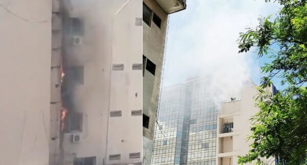 Controlan incendio en sede de la Vicepresidencia