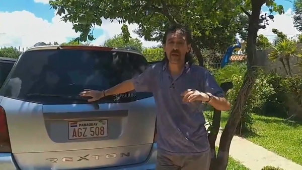 Finalmente, tras su reclamo en las redes, nuestro compañero Michelín, recuperó su camioneta - Megacadena — Últimas Noticias de Paraguay