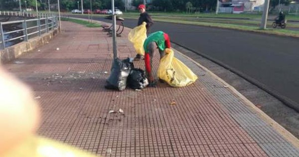 La Nación / Encarnación: la lucha constante por concienciar y evitar que la basura llegue al río