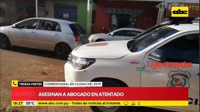 Asesinan a abogado en atentado - Crimen y castigo - ABC Color