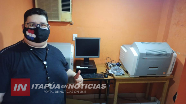 HOSPITAL DE CORONEL BOGADO RECIBE EQUIPO DIGITALIZADOR DE RADIOGRAFÍA COMPUTARIZADA