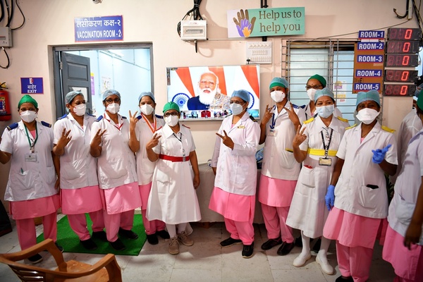 India inicia la campaña de vacunación contra el coronavirus más grande del mundo | .::Agencia IP::.