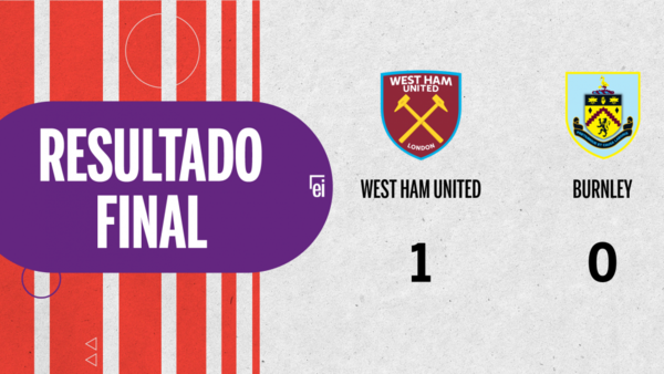 Con lo justo, West Ham United venció a Burnley 1 a 0 en el estadio London Stadium