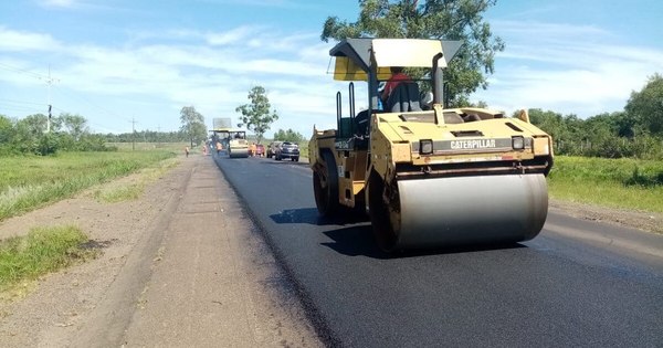 La Nación / Siguen obras de mejoramiento de la ruta PY01 en Misiones e Itapúa