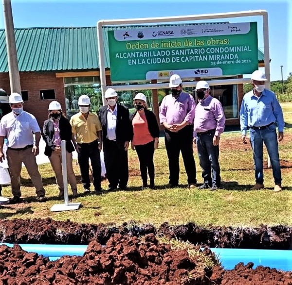 Construcción de alcantarillado sanitario beneficiará a 10.000 ciudadanos de Capitán Miranda | .::Agencia IP::.